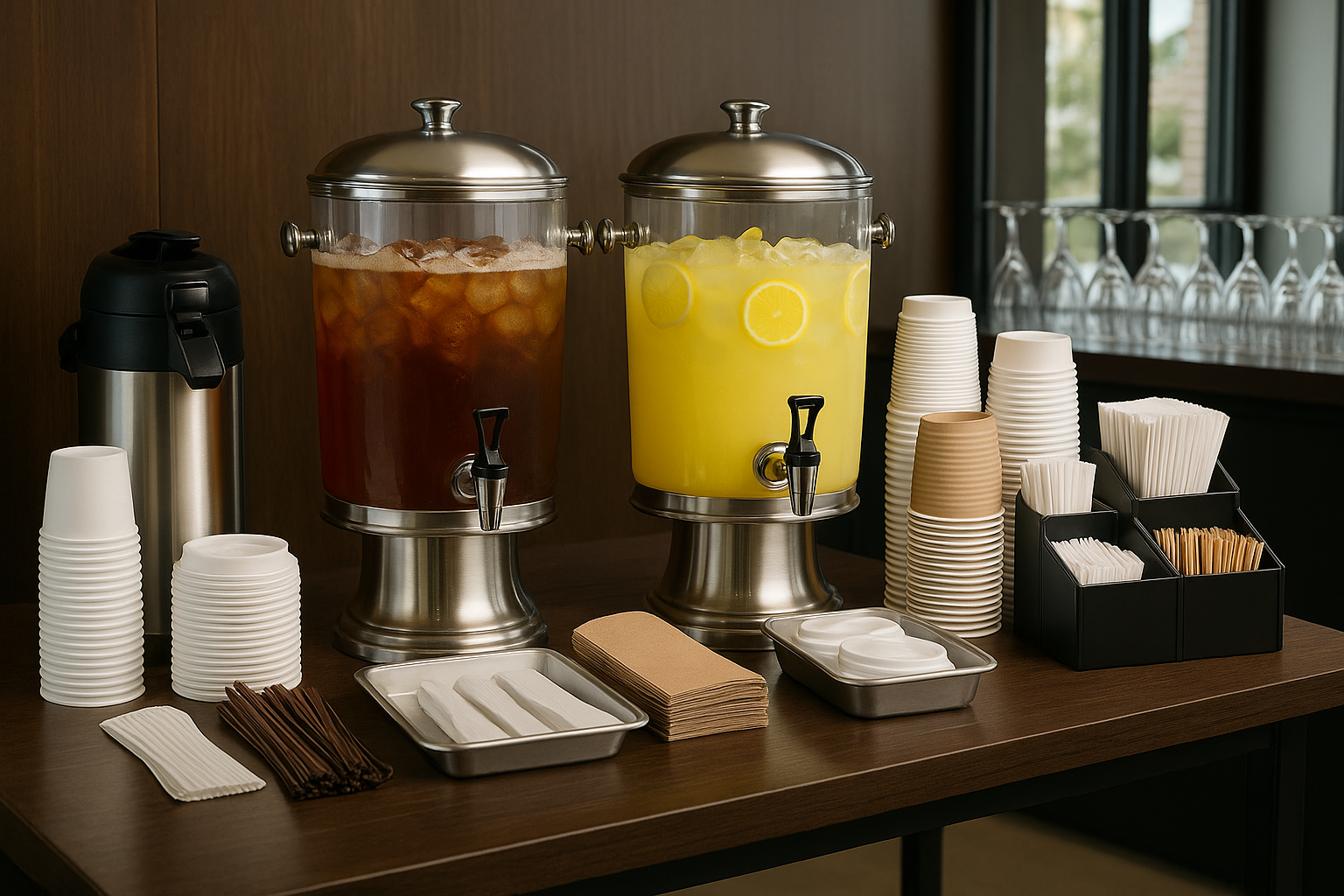 Front of house beverage station